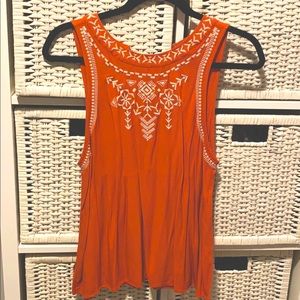 Burnt orange tank top